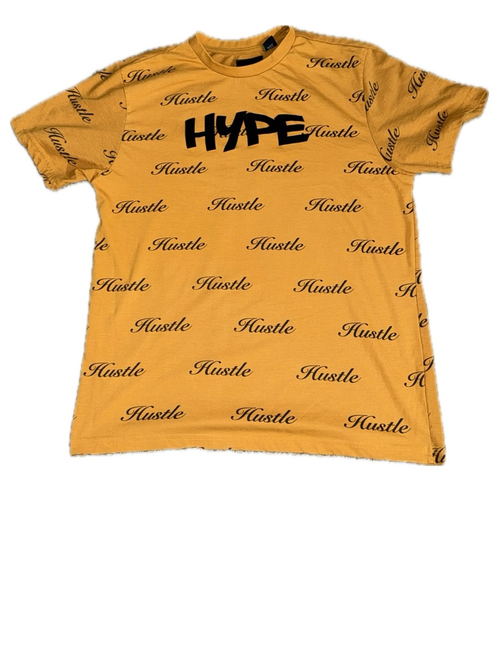 👕🟡 STEVE’S JEANS Hype Hustle Graphic Tee Mustard Yellow | Men’s XL